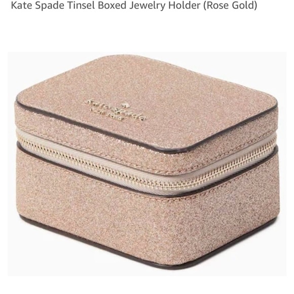 Kate Spade Tinsel Boxed Jewelry Holder (Rose Gold) - Picture 5 of 5